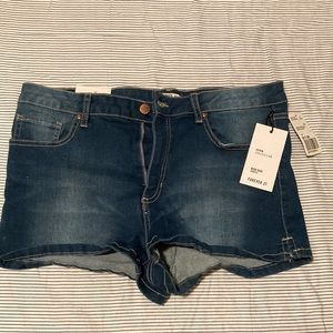 Denim Forever 21 High Waisted Shorts